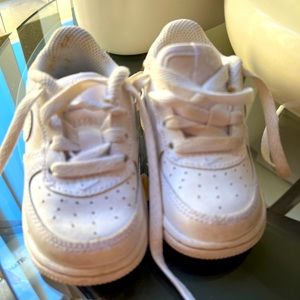 Nike Air Force 1 Triple White Crib Shoes Shoes Infant Baby Size 4C
